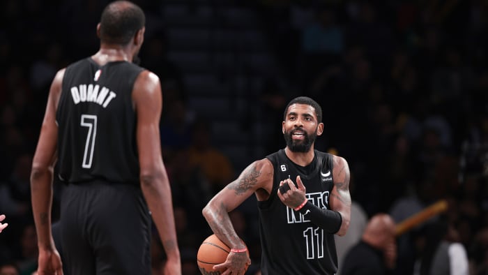 Kyrie Irving and Kevin Durant